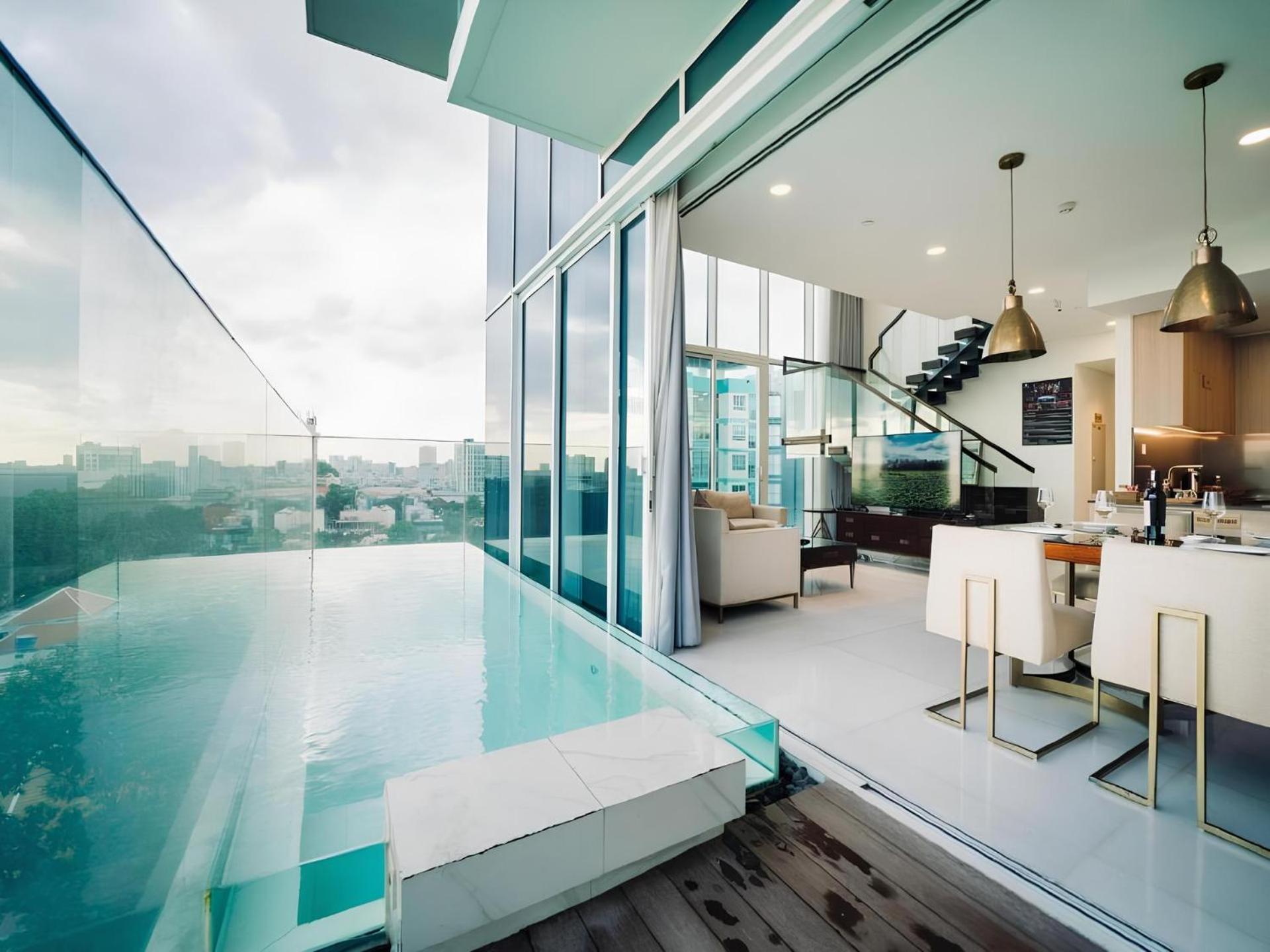 Serenity Saigon Sky Villas - Free One Way Airport Shuttle Ho Chi Minh City Exterior photo